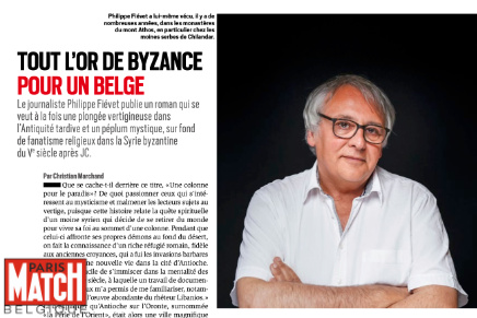 Tout l'ord de Byzance pour un Belge, Paris Match Belgique, 15.09.2022